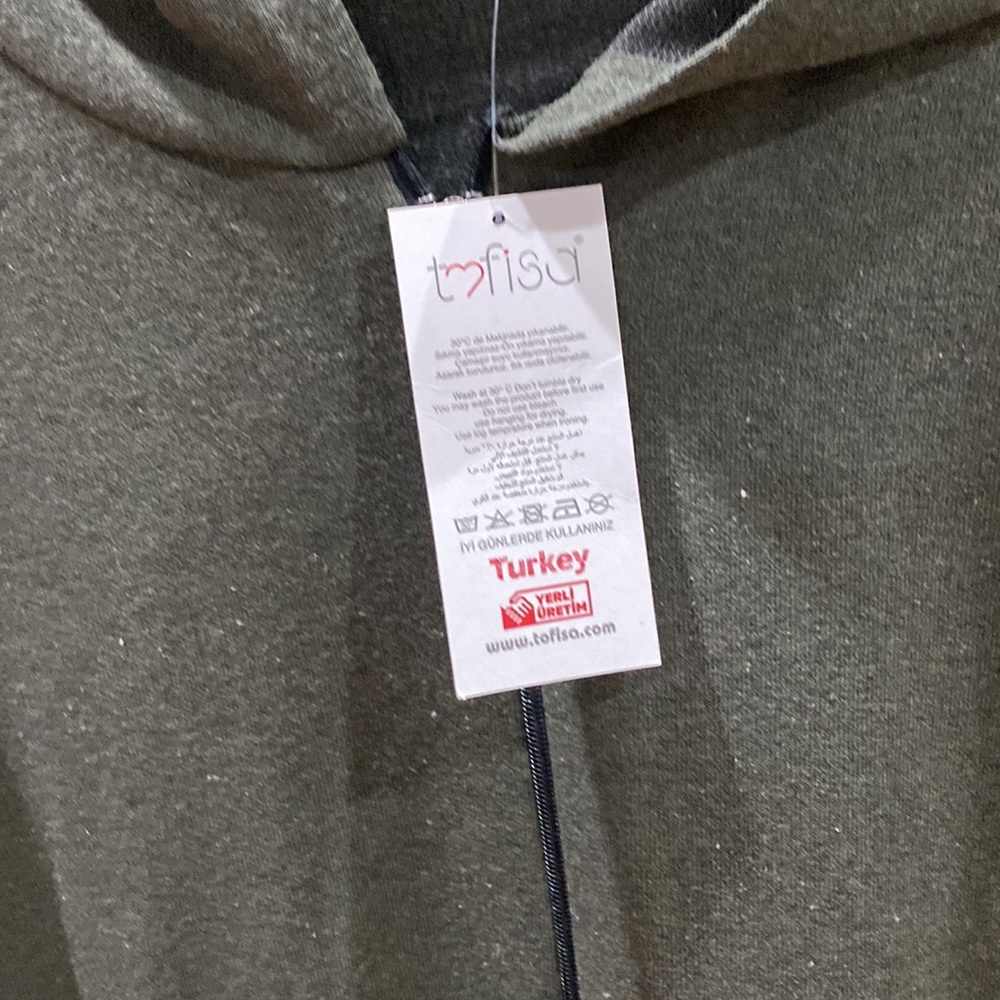 💕 Tofisa Turkish zip up Islamic Muslim outerwear NWT $40 💕 - Picture 7 of 10